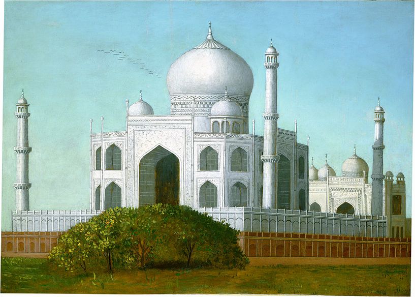 De Taj Mahal, Agra, Uttar Pradesh, Erastus Salisbury Field van Liszt Collection