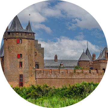 Middeleeuws Muiderslot kasteel in Utrecht 