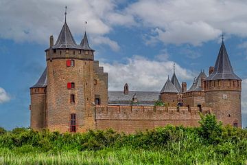 Medieval Muiderslot castle in Utrecht
