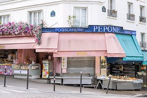 Boutique rose à Montmartre, Paris