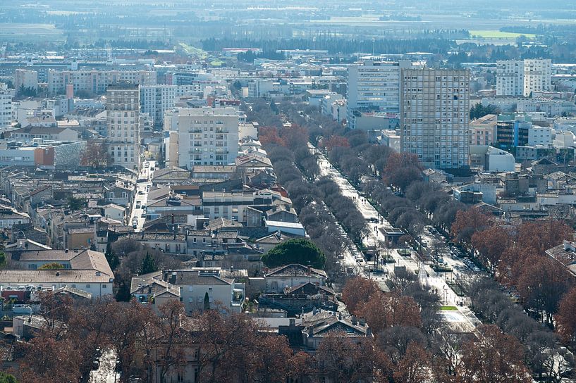 NÎmes from the air by Werner Lerooy