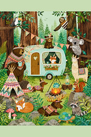 Woodland Friends – Happy Camping von Green Nest