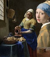 The Milkmaid & Girl with the Pearl Earring