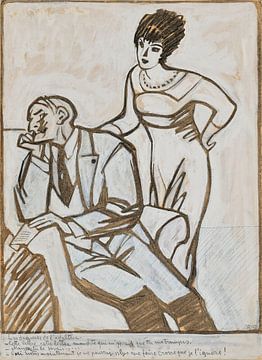 Les drames de l'adultère (1911) de Juan Gris sur Peter Balan