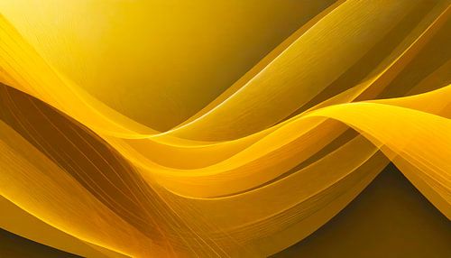 Zijde met geel en vormen