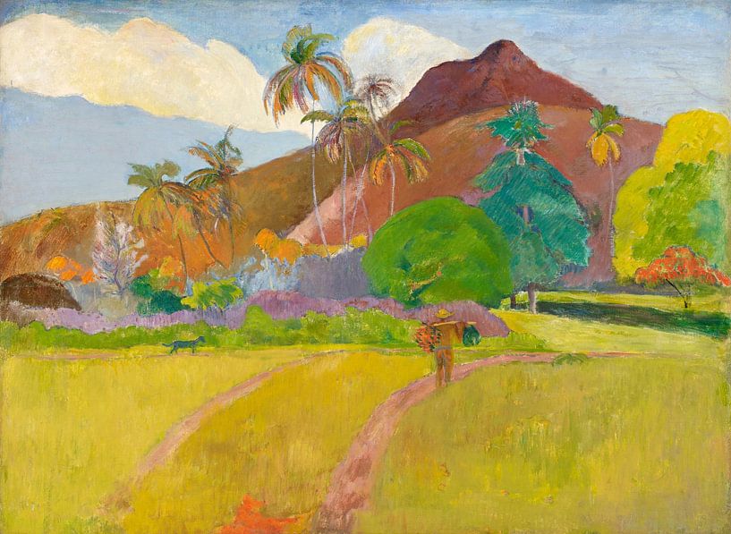 Paul Gauguin. The  Mountain van 1000 Schilderijen