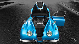 Jaguar XK 120 by aRi F. Huber