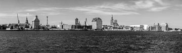 Stralsund - Panorama Black and White