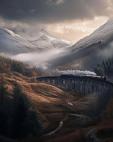 Mit dem Zug durch Schottland von fernlichtsicht