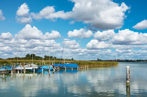 Boote am Unterucksee in Röpersdorf