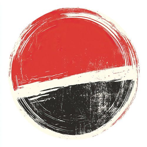 Résumé Art rouge et noir