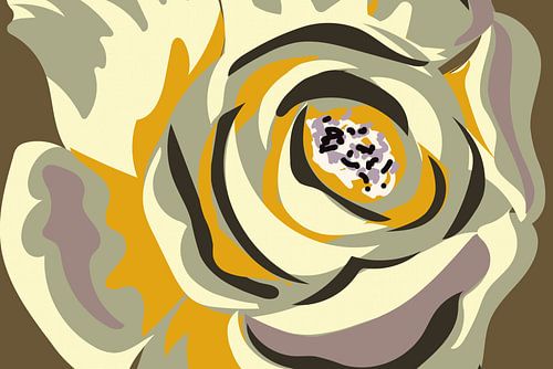 Moderne bloemen Landschap