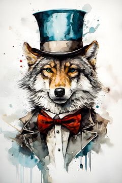 Gentleman Wolf by Mutschekiebchen