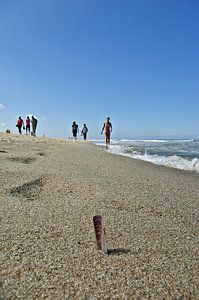 Op het strand op Sylt