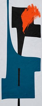 Organische abstracte kunst - aardse tinten
