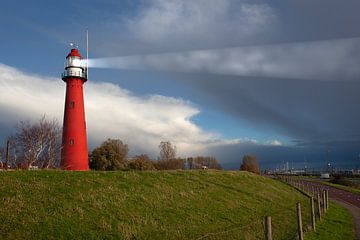 Der alte Leuchtturm in Hoek van Holland von Peter de Kievith Fotografie