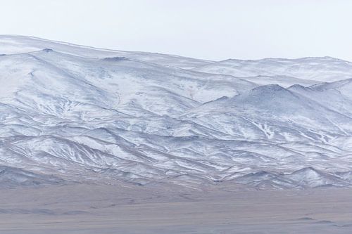 Besneeuwde bergen in Mongolië | Landschapsfoto