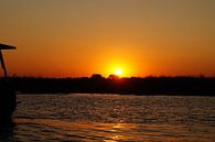 zonsondergang in Chobe par Erna Haarsma-Hoogterp Aperçu