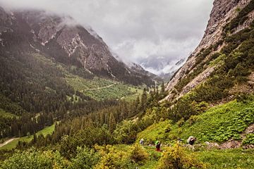 Alpen @ Tannheimer Tal in Oostenrijk van Rob Boon