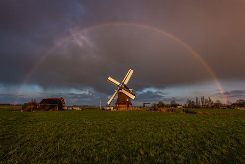 Spectacle arc-en-ciel sur Melvin Jonker