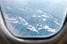Franse Alpen vanuit vliegtuigraam van Raisa Zwart