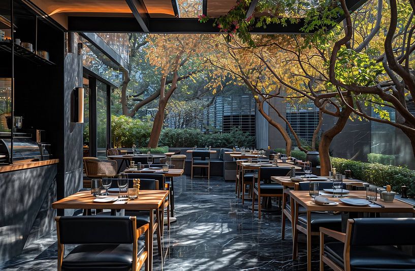 Rooftop Restaurant von fernlichtsicht