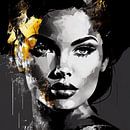 Golden lady II van Bianca ter Riet thumbnail