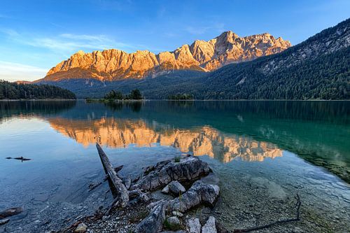 Kurz bevor die Alpen glühen