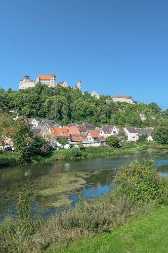 Harburg (Zwaben) aan de Wörnitz, Romantische Straße, Beieren, Duitsland