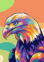 Adler Vektor Popart