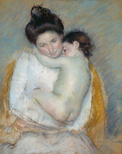Mary Cassatt-Moeder en kind (2)