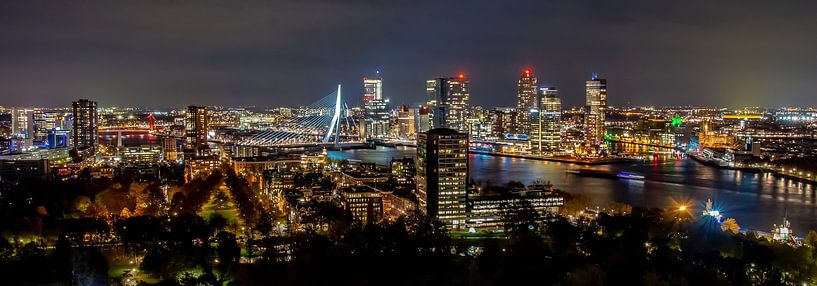 Skyline Rotterdam van Kevin Vervoort