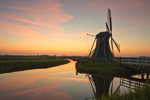 Sonnenuntergang an der Hatsumer Mühle