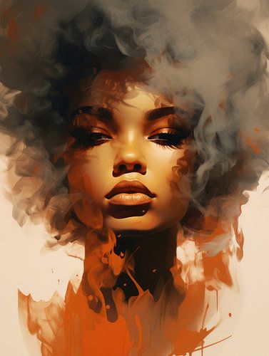 Fiery Gaze | woman