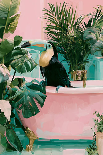 Tukan-Badewanne | Tropisch