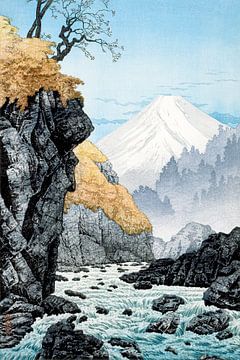 Voet van de berg Ashitaka van Apolo Prints