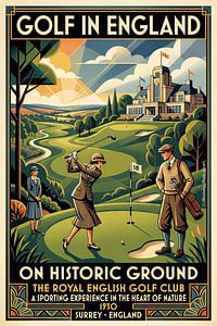 Golf in England Surrey 1930