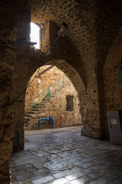 Gate in the old town of Accra, Israel by Joost Adriaanse