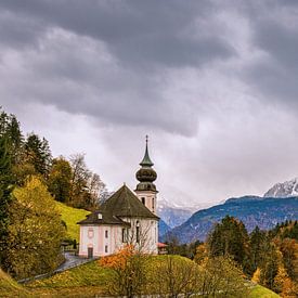Wallfahrtskirche Maria Gern in Berchtesgaden in Bayern in Deutschland von Marga Vroom