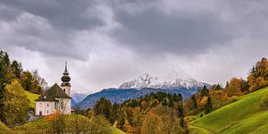 Église de pèlerinage Maria Gern à Berchtesgaden en Bavière en Allemagne