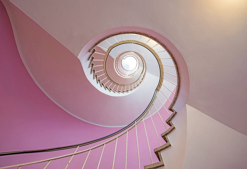 l'escalier rose rouge, Anette Ohlendorf par 1x
