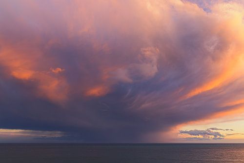 Wolkbreuk boven de Middellandse Zee, Spanje