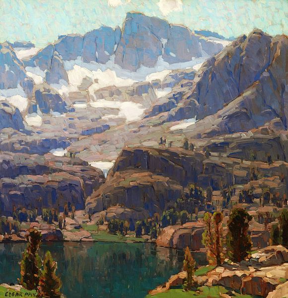 Edgar Payne,The Inyo Sierra by finemasterpiece