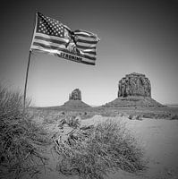 MONUMENT VALLEY USA schwarz-weiß