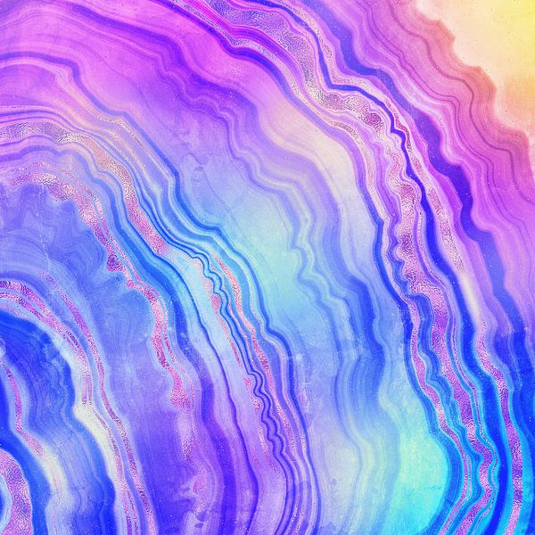 Neon-Achat Textur 07 von Aloke Design