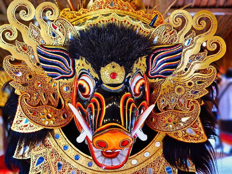 Barong Masker van Eduard Lamping