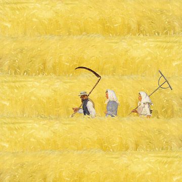 Høstarbejdere by Marja van den Hurk