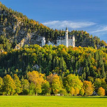 Le château de Neuschwanstein en automne sur Markus Lange