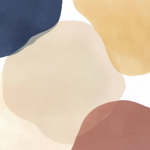 Moderne Formen in warmen Farben