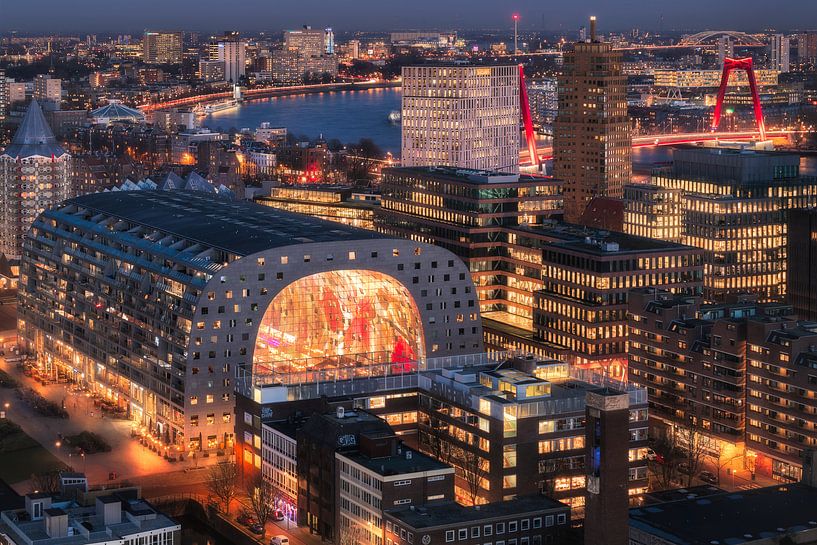 Vivid Rotterdam City by Vincent Fennis